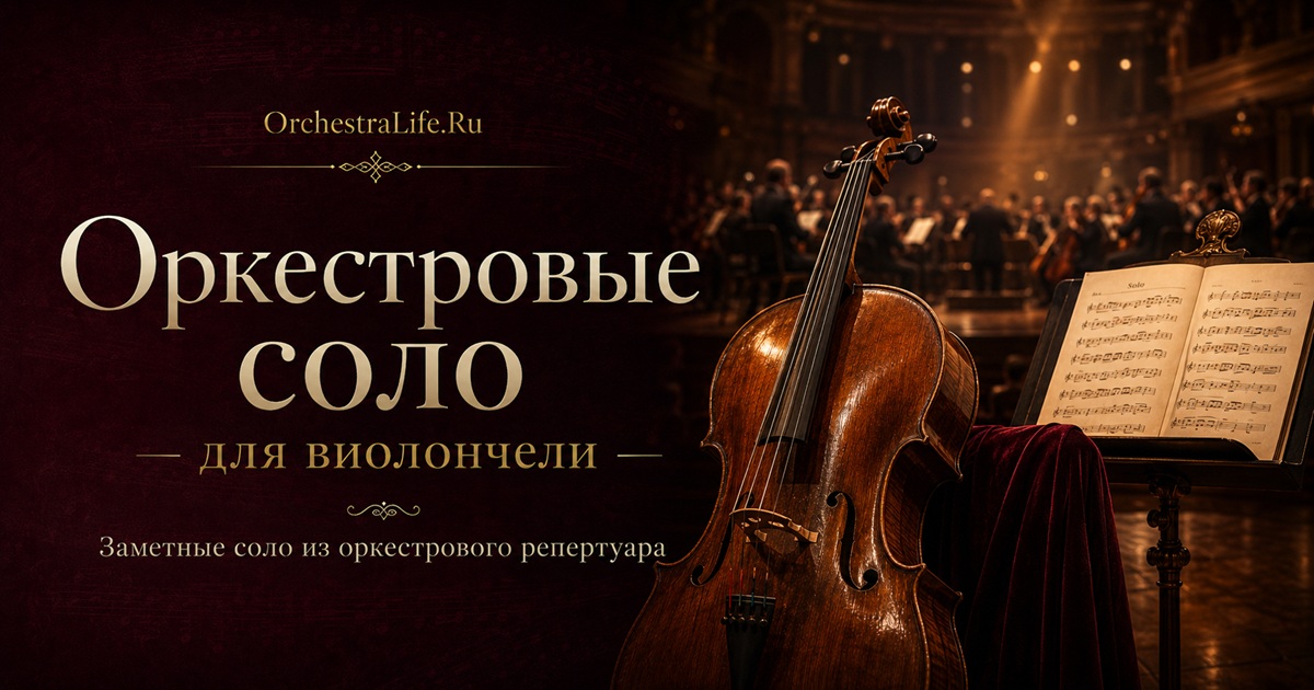 Виолончельные соло в оркестре