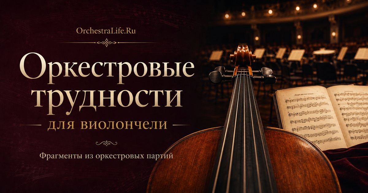 Оркестровые трудности для виолончели